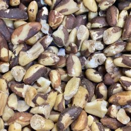 Castanha do Pará quebrada