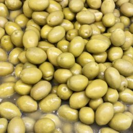 Azeitona verde com caroço