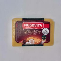 Doce em barra Nugovita : Leite com coco