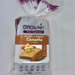 Pão de forma integral castanha e grãos
