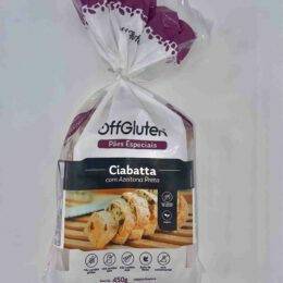 Ciabatta recheada azeitona preta Off Glúten