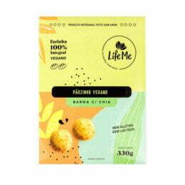 Pãozinho vegano de baroa com chia Lifeme