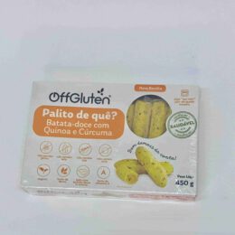 Palito de quê ? Batata doce com quinoa e cúrcuma Off Glúten